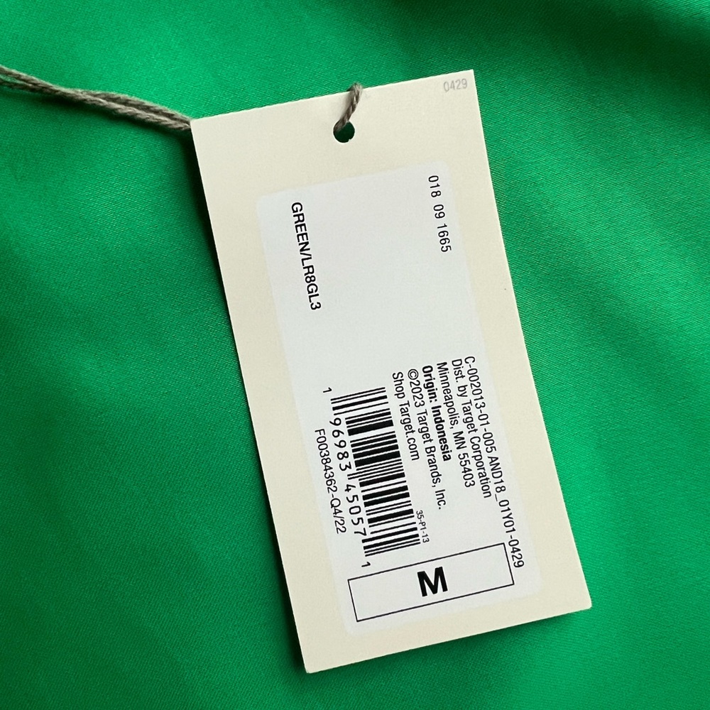 A New Day - Cut Out Maxi Slip Dress - Green - M - Picture 6 of 7